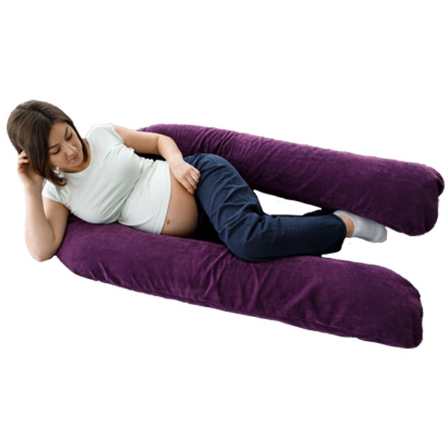 Подушка для беременных U-образная Фиолетовый мкв (Пенополистирол люкс)